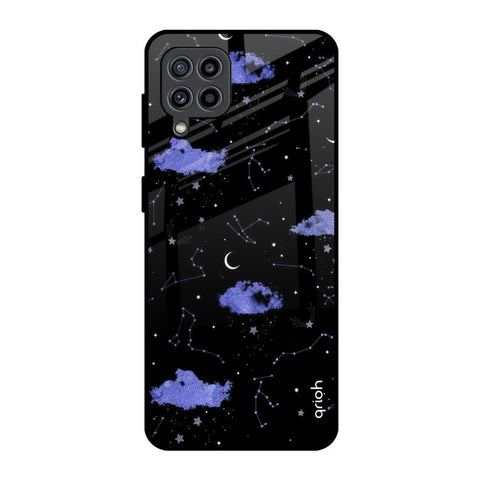 Constellations Samsung Galaxy F22 Glass Back Cover Online