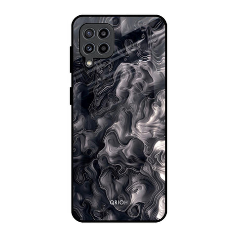 Cryptic Smoke Samsung Galaxy F22 Glass Back Cover Online