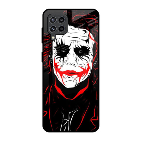 Life In Dark Samsung Galaxy F22 Glass Back Cover Online