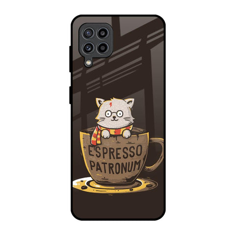 Tea With Kitty Samsung Galaxy F22 Glass Back Cover Online