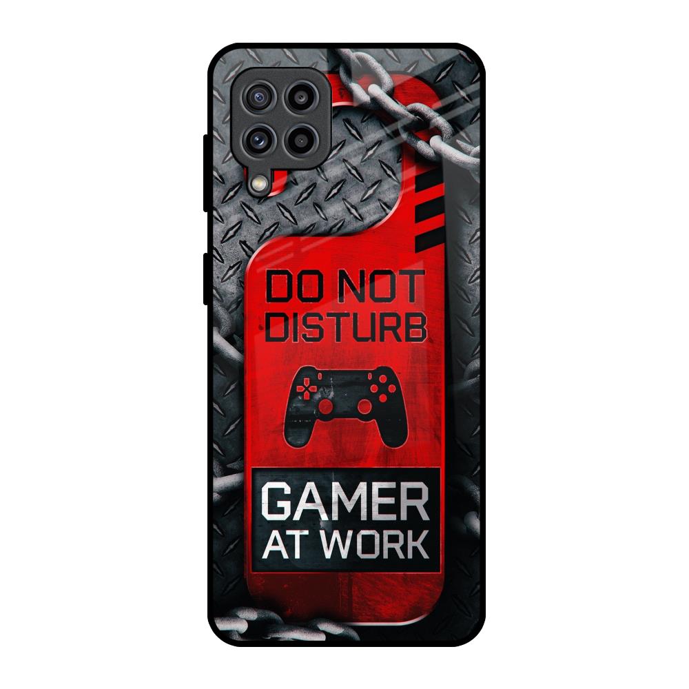 Do No Disturb Samsung Galaxy F22 Glass Back Cover Online