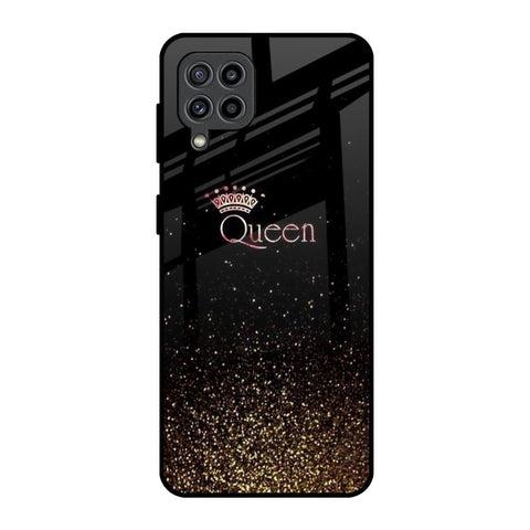 I Am The Queen Samsung Galaxy F22 Glass Back Cover Online
