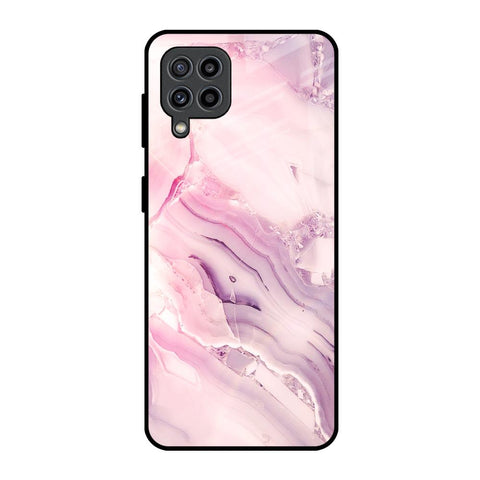 Diamond Pink Gradient Samsung Galaxy F22 Glass Back Cover Online