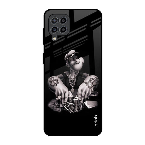 Gambling Problem Samsung Galaxy F22 Glass Back Cover Online
