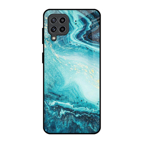 Sea Water Samsung Galaxy F22 Glass Back Cover Online