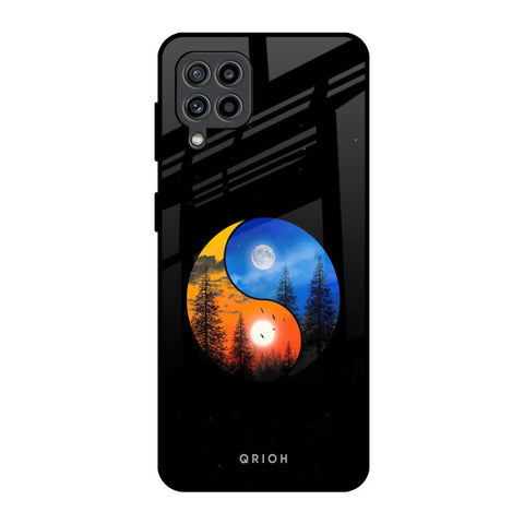 Yin Yang Balance Samsung Galaxy F22 Glass Back Cover Online