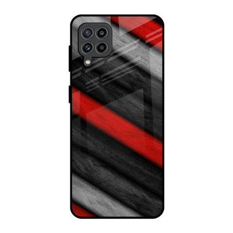 Soft Wooden Texture Samsung Galaxy F22 Glass Back Cover Online