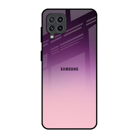 Purple Gradient Samsung Galaxy F22 Glass Back Cover Online