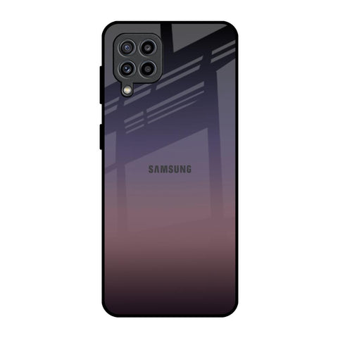 Grey Ombre Samsung Galaxy F22 Glass Back Cover Online