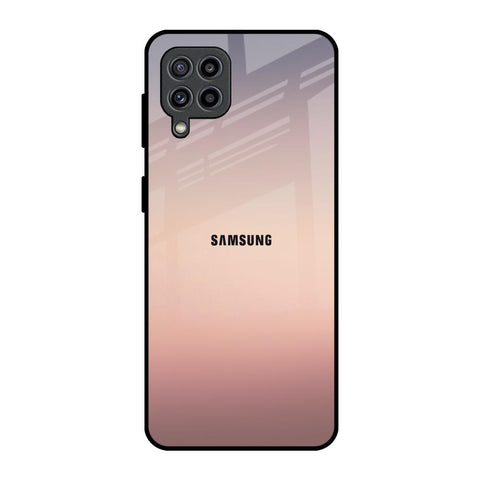 Golden Mauve Samsung Galaxy F22 Glass Back Cover Online