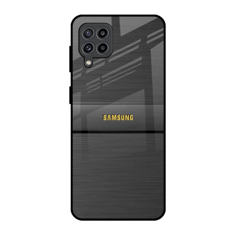 Grey Metallic Glass Samsung Galaxy F22 Glass Back Cover Online