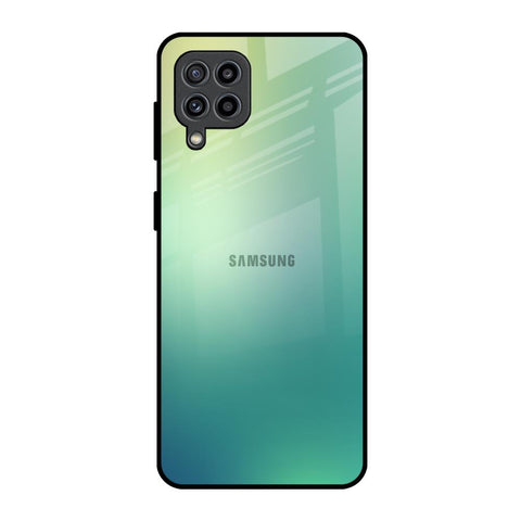Dusty Green Samsung Galaxy F22 Glass Back Cover Online