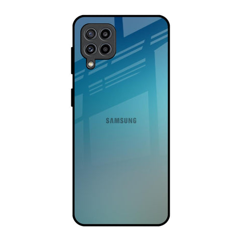 Sea Theme Gradient Samsung Galaxy F22 Glass Back Cover Online
