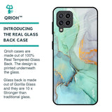 Green Marble Glass Case for Samsung Galaxy F22