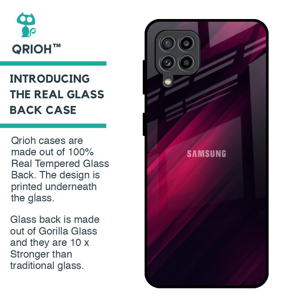 Razor Black Glass Case for Samsung Galaxy F22
