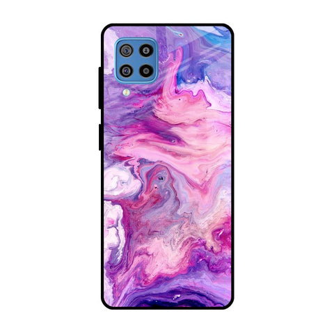 Cosmic Galaxy Samsung Galaxy F22 Glass Cases & Covers Online