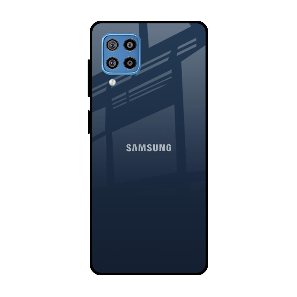 Overshadow Blue Samsung Galaxy F22 Glass Cases & Covers Online