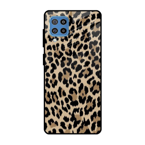 Leopard Seamless Samsung Galaxy F22 Glass Cases & Covers Online