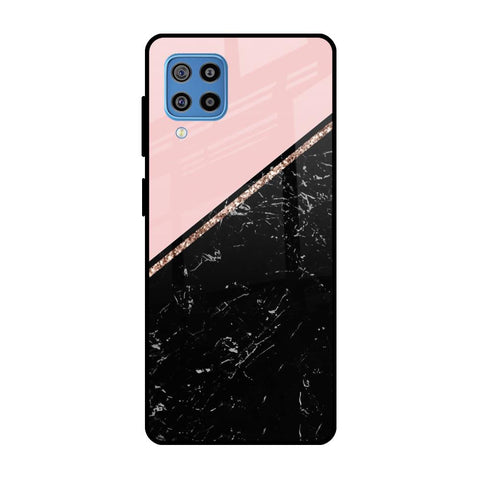 Marble Texture Pink Samsung Galaxy F22 Glass Cases & Covers Online
