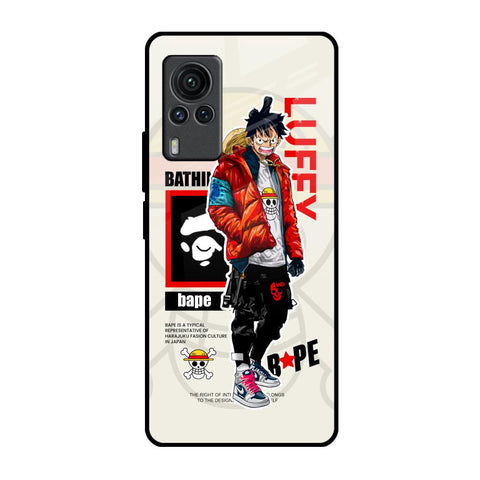 Bape Luffy Vivo X60 PRO Glass Back Cover Online