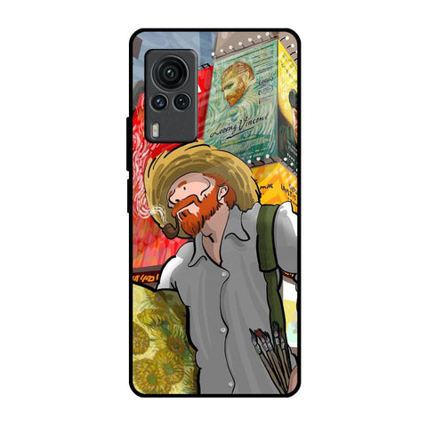 Loving Vincent Vivo X60 PRO Glass Back Cover Online