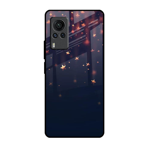 Falling Stars Vivo X60 PRO Glass Back Cover Online