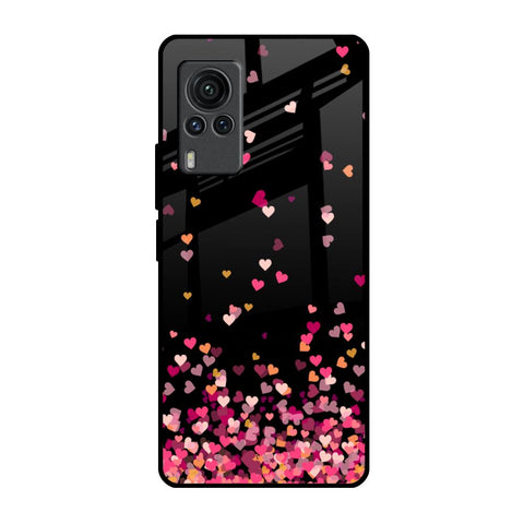 Heart Rain Fall Vivo X60 PRO Glass Back Cover Online