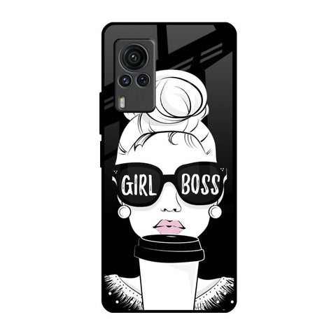 Girl Boss Vivo X60 PRO Glass Back Cover Online