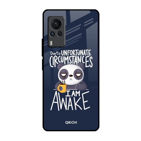 Struggling Panda Vivo X60 PRO Glass Back Cover Online