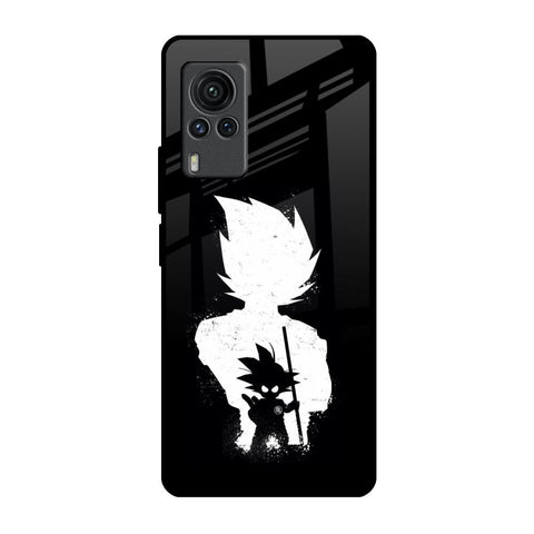 Monochrome Goku Vivo X60 PRO Glass Back Cover Online