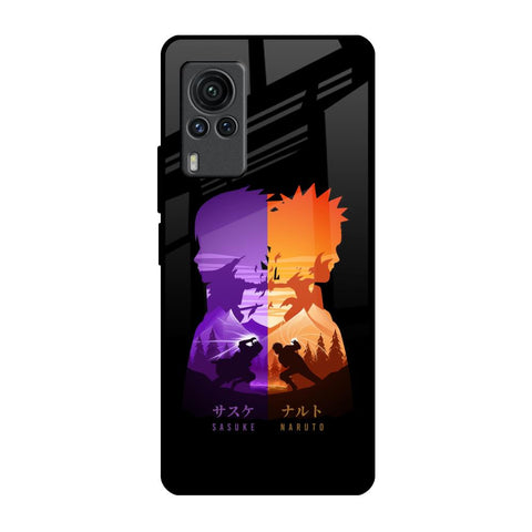 Minimalist Anime Vivo X60 PRO Glass Back Cover Online