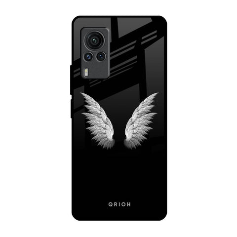 White Angel Wings Vivo X60 PRO Glass Back Cover Online