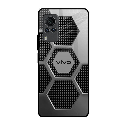 Hexagon Style Vivo X60 PRO Glass Back Cover Online
