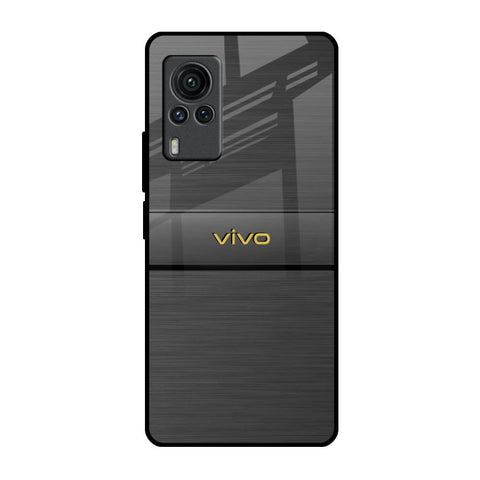 Grey Metallic Glass Vivo X60 PRO Glass Back Cover Online