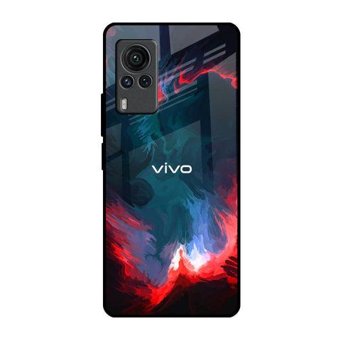 Brush Art Vivo X60 PRO Glass Back Cover Online