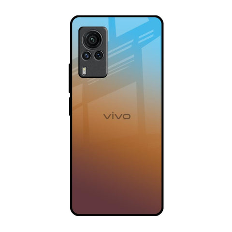 Rich Brown Vivo X60 PRO Glass Back Cover Online