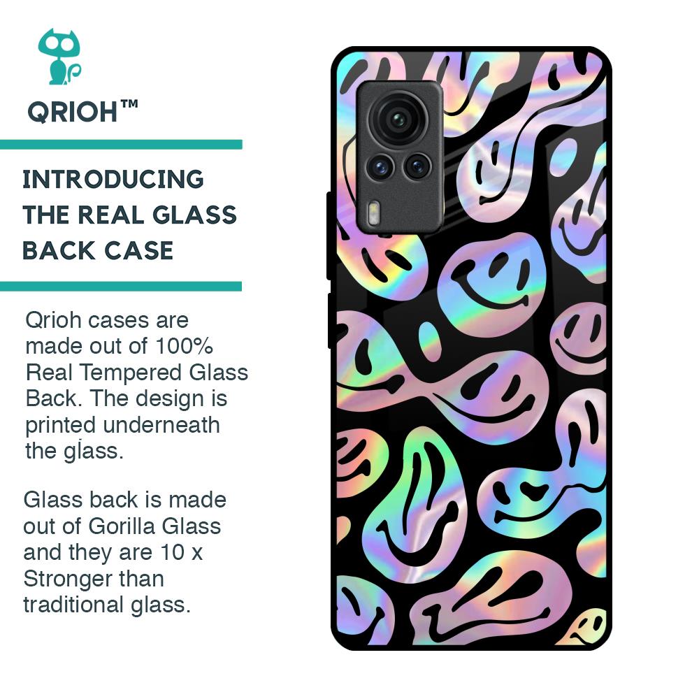 Acid Smile Glass Case for Vivo X60 PRO