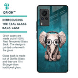 Adorable Baby Elephant Glass Case For Vivo X60 PRO