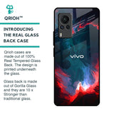 Brush Art Glass Case For Vivo X60 PRO