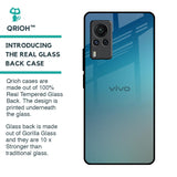 Sea Theme Gradient Glass Case for Vivo X60 PRO