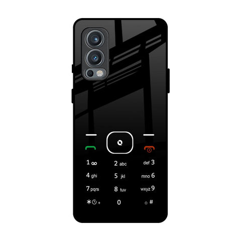Classic Keypad Pattern OnePlus Nord 2 Glass Back Cover Online