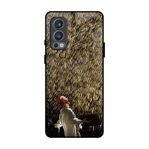Rain Festival OnePlus Nord 2 Glass Back Cover Online