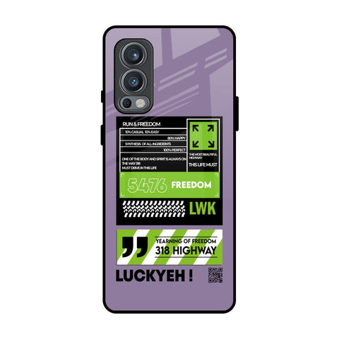 Run & Freedom OnePlus Nord 2 Glass Back Cover Online