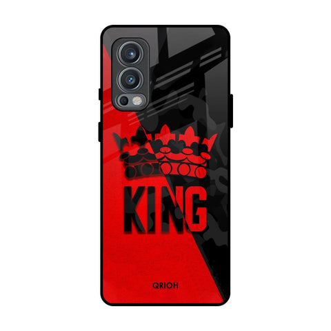 I Am A King OnePlus Nord 2 Glass Back Cover Online