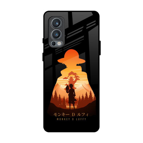 Luffy One Piece OnePlus Nord 2 Glass Back Cover Online