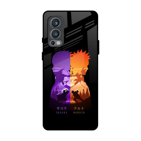 Minimalist Anime OnePlus Nord 2 Glass Back Cover Online