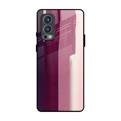 Brush Stroke Art OnePlus Nord 2 Glass Back Cover Online