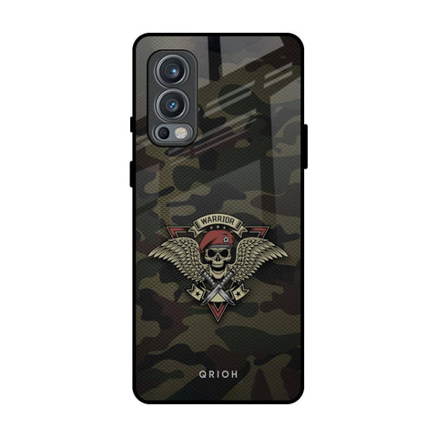 Army Warrior OnePlus Nord 2 Glass Back Cover Online