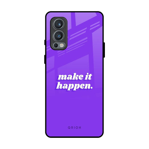 Make it Happen OnePlus Nord 2 Glass Back Cover Online