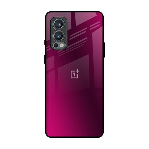 Pink Burst OnePlus Nord 2 Glass Back Cover Online